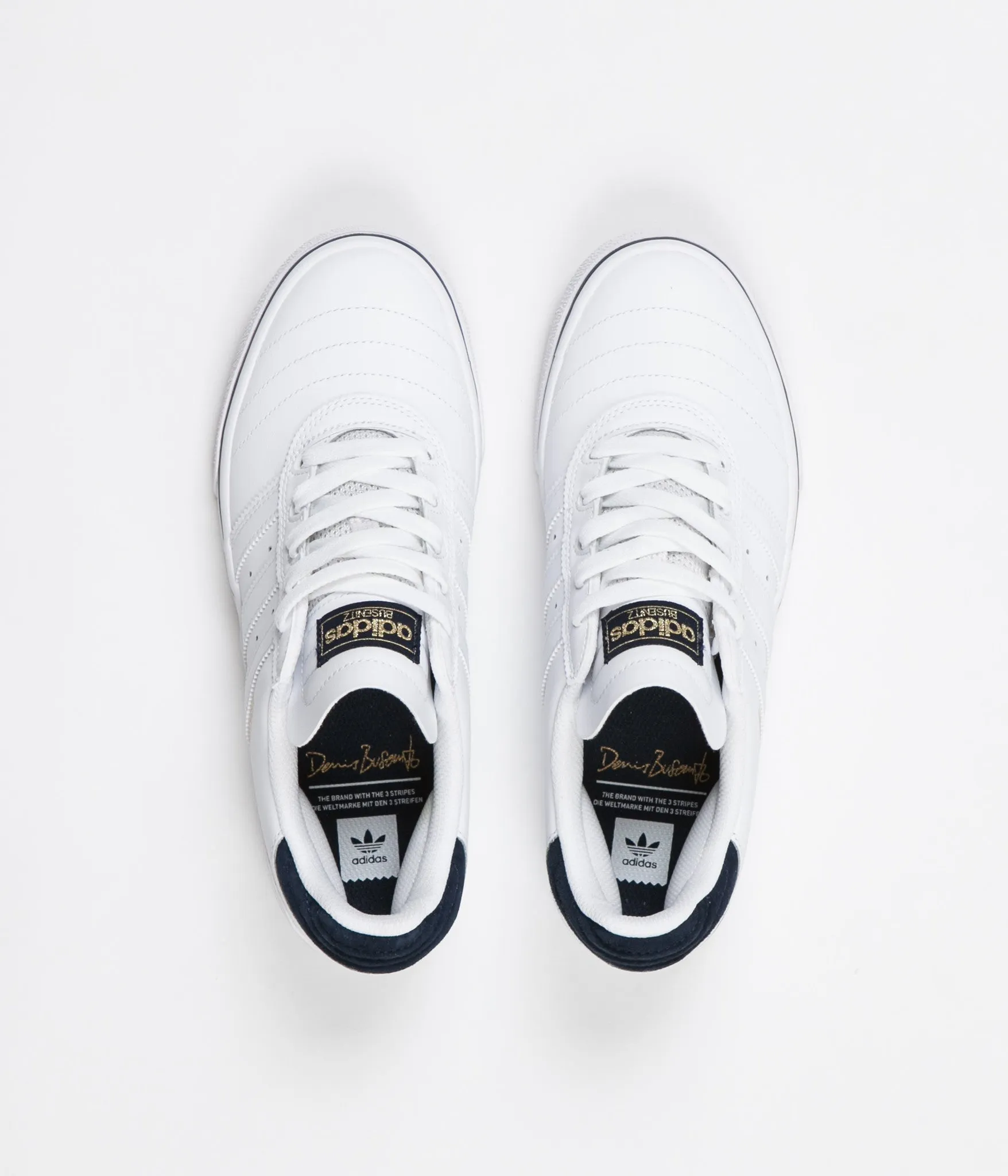 Adidas Busenitz Vulc Adv Shoes - White / Collegiate Navy / White