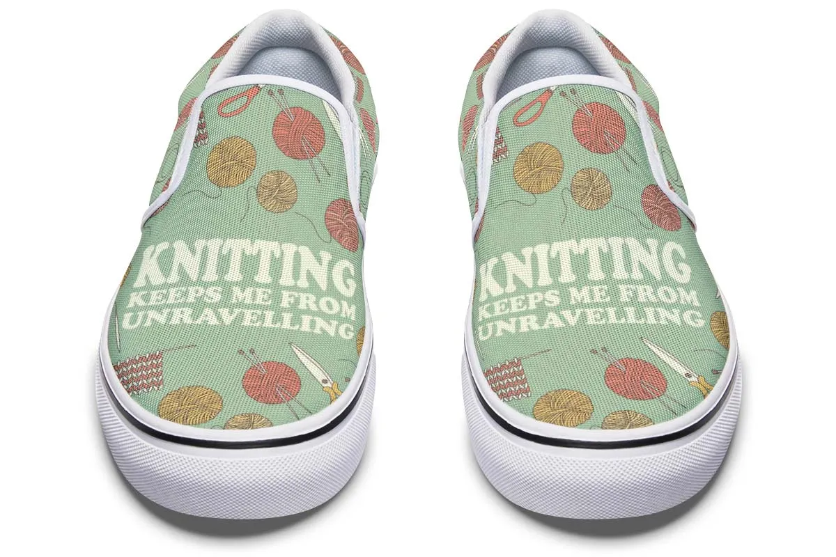 Adorable Unravelling Slip-On Shoes