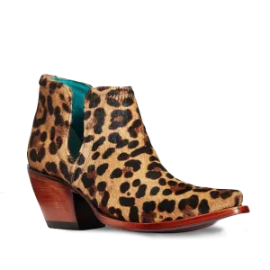 Ariat Ladies Dixon Leopard Cowhide Ankle Bootie 10033883