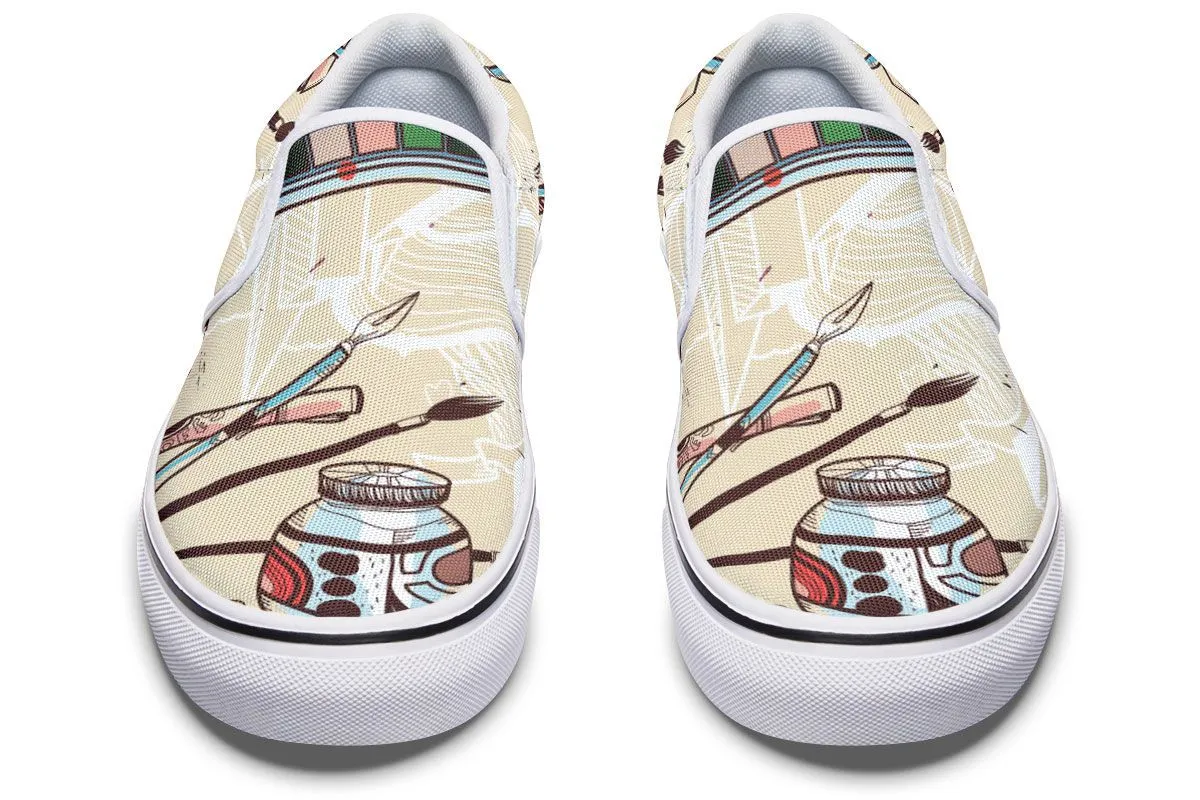 Artistic Tools Slip-On Shoes