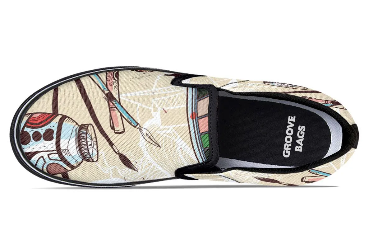 Artistic Tools Slip-On Shoes