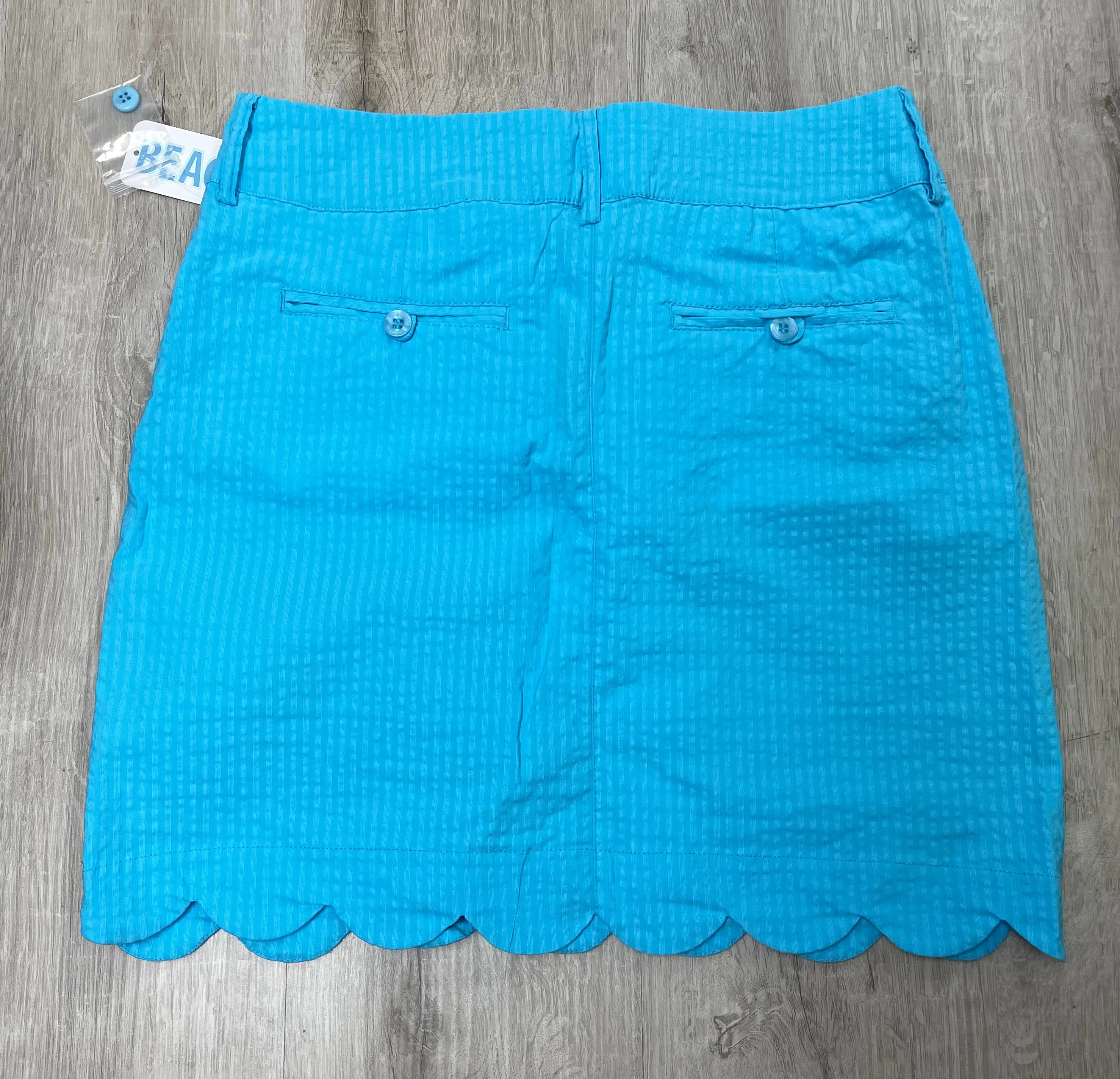 Beachtime Scallop Hem Skort