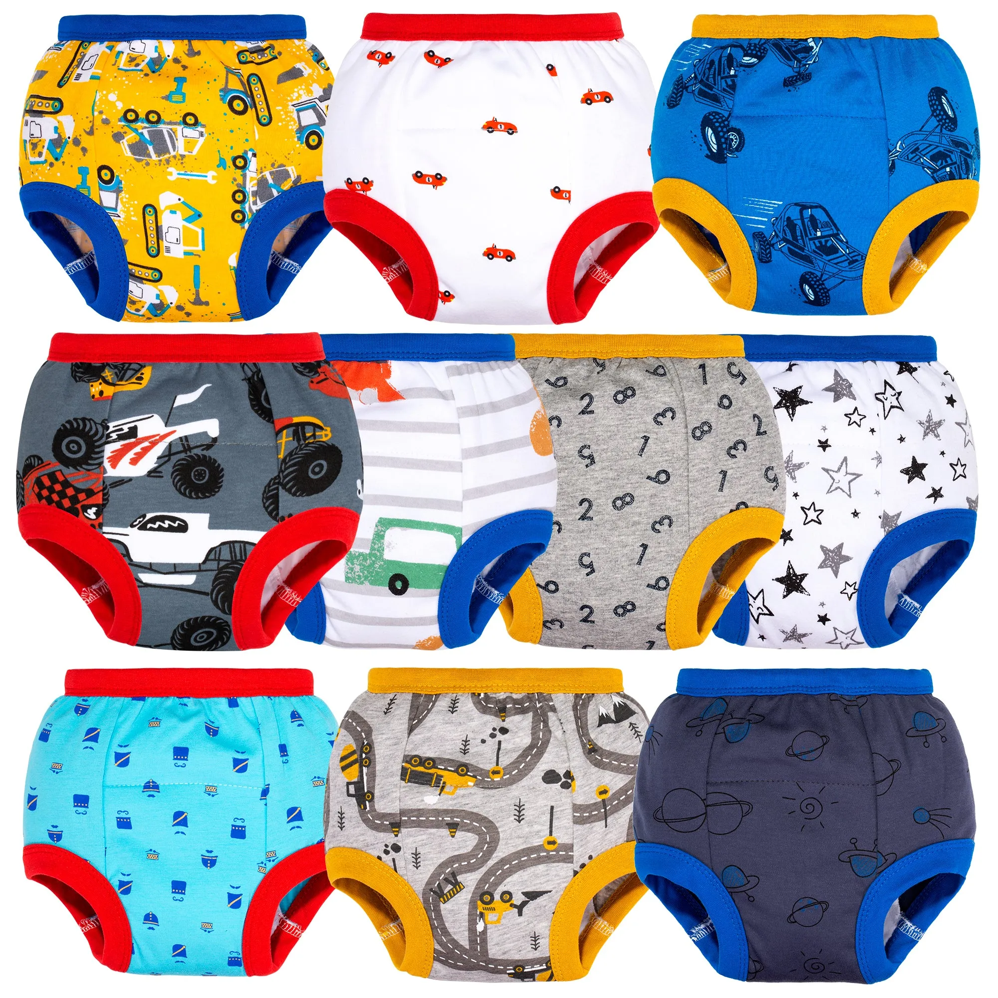 BIG ELEPHANT Training Pants for Boys 10 Packs