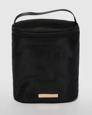 Black Baby Bottle Bag