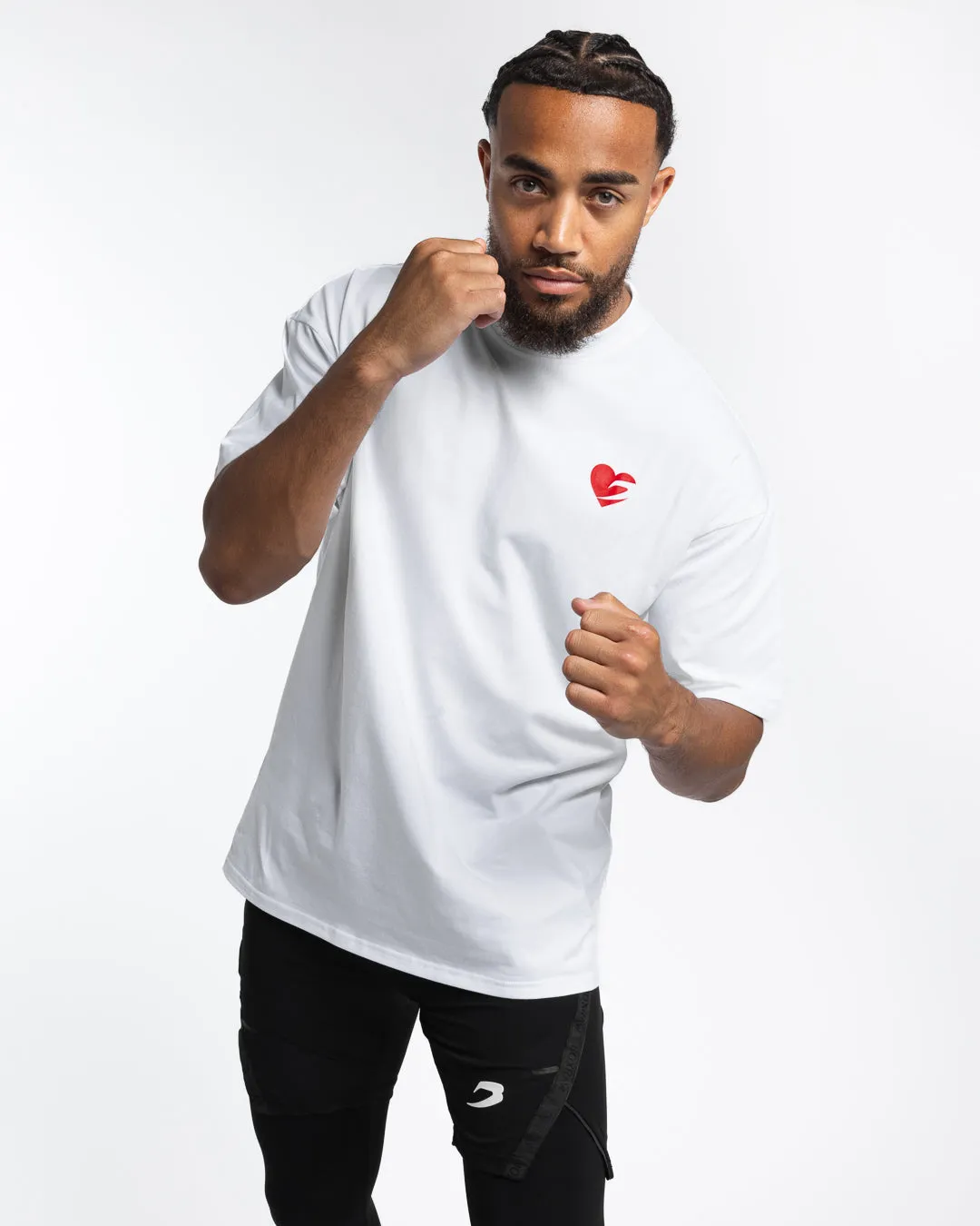 Boxing is Love Oversized T-Shirt - White