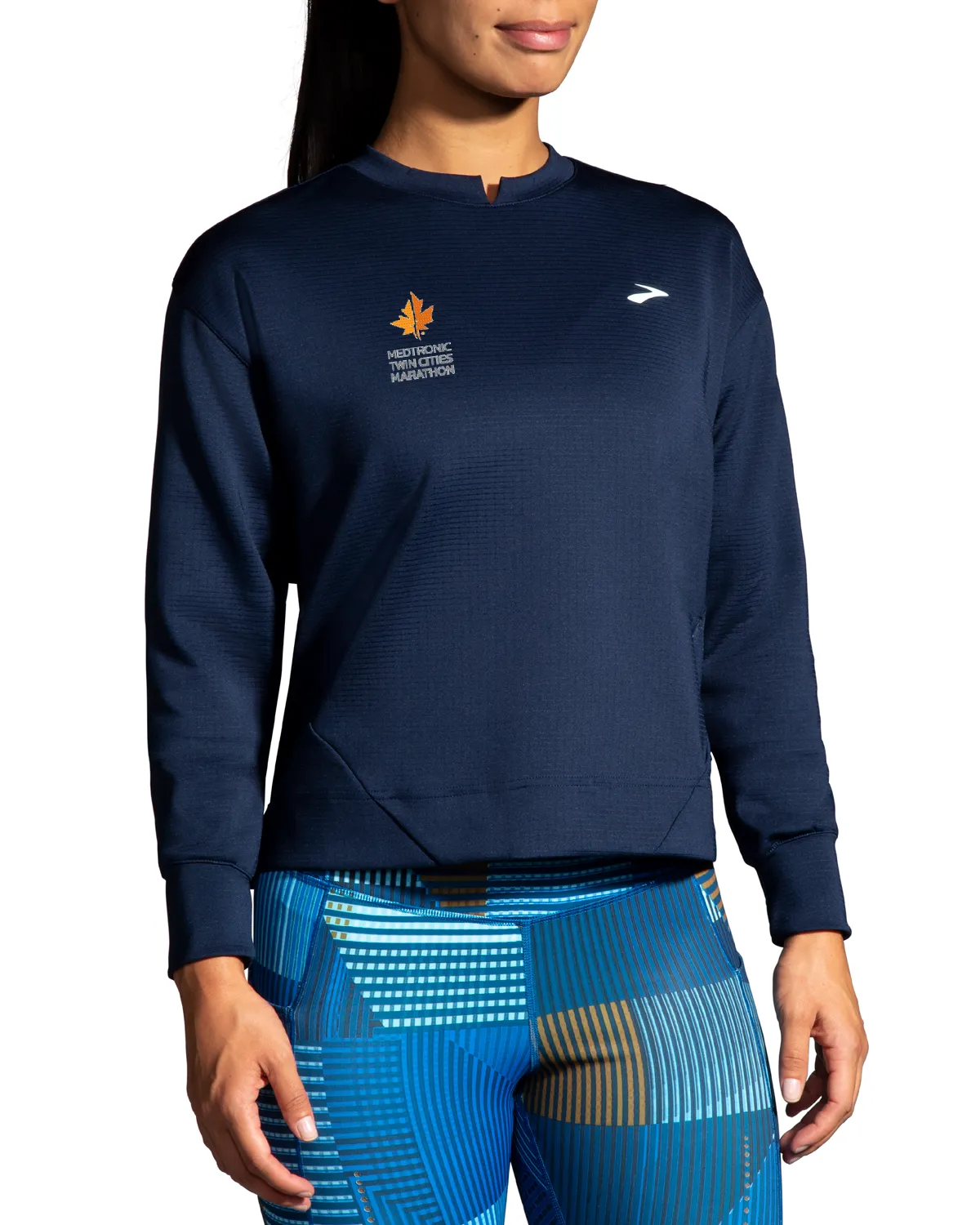 Brooks TCM Run Within Sweatshirt - Navy (Women's Sizing)