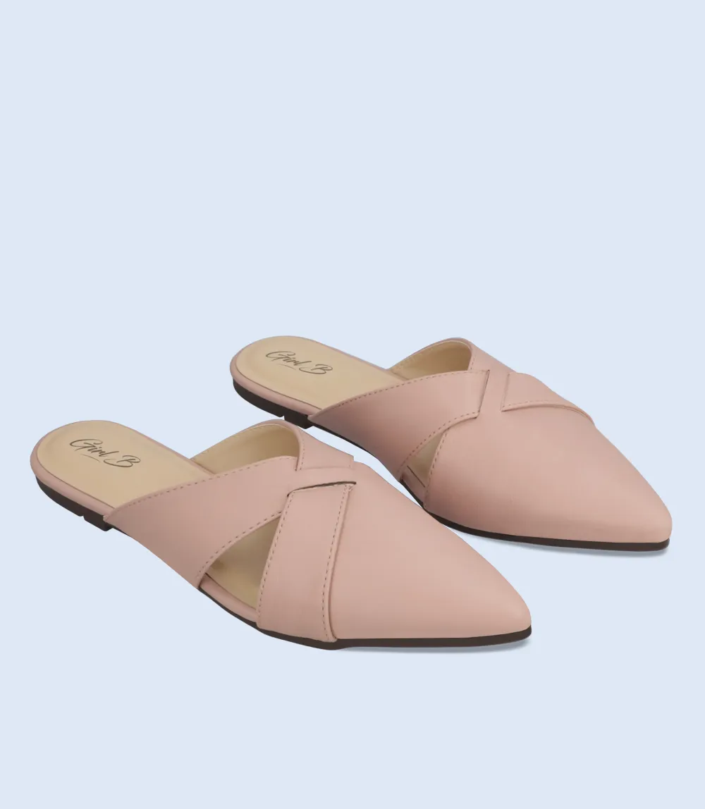 BW10054-PINK-Women Mule