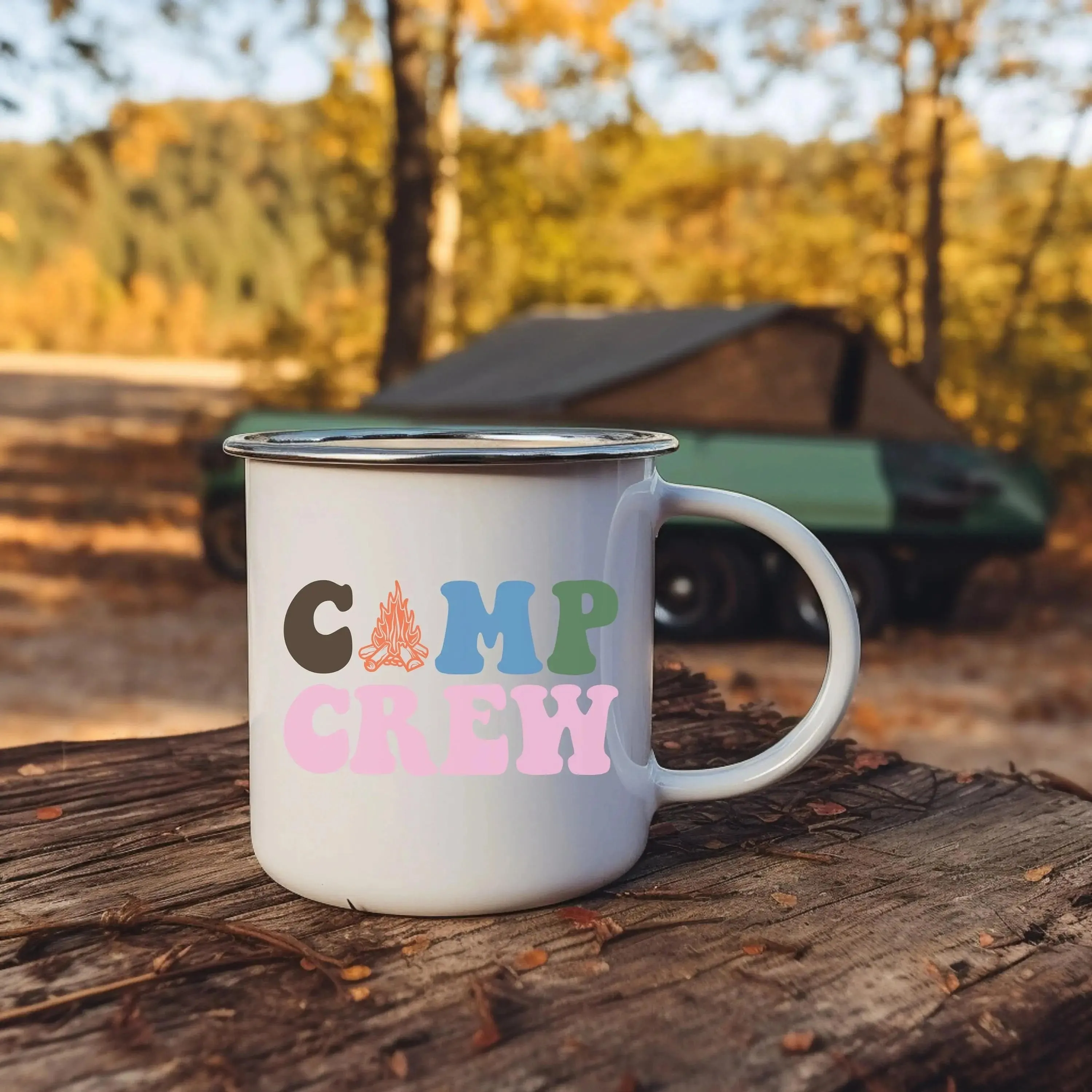 Camp Crew Camping Mug - Durable  Stylish Camping Essential