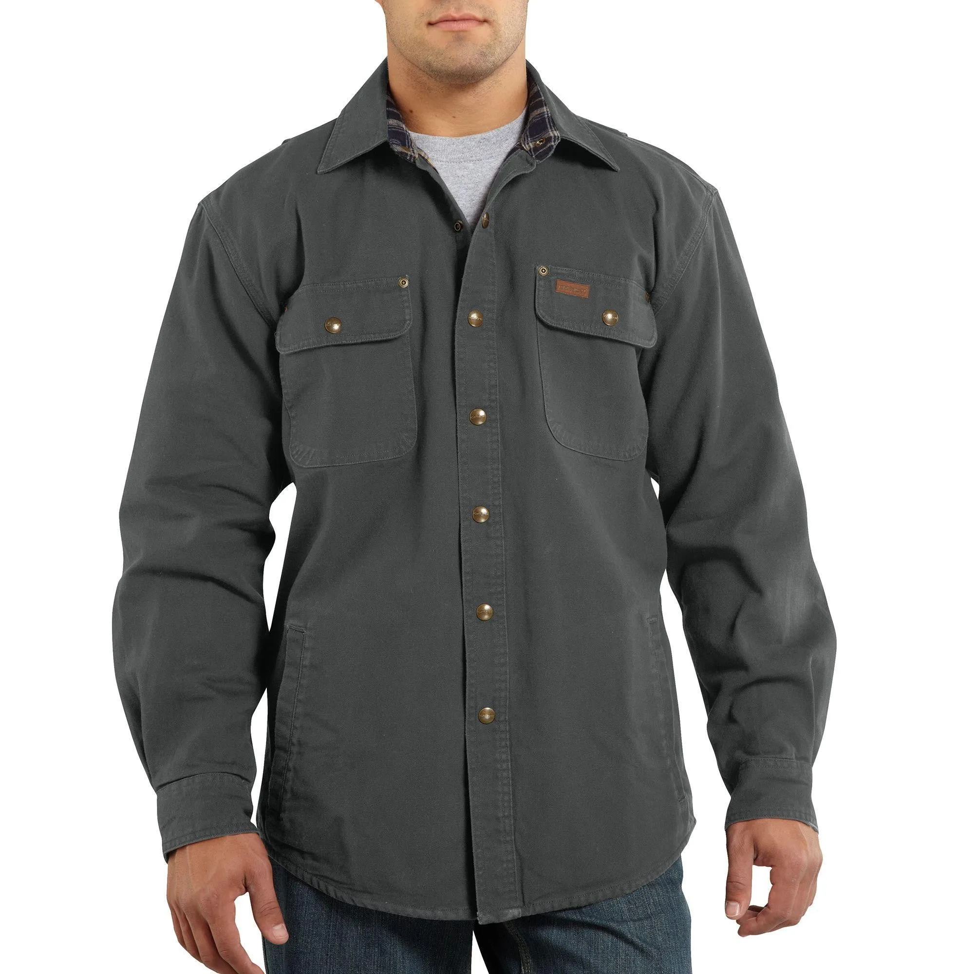 Carhartt Weathered Canvas Shirt Jac Sfnt