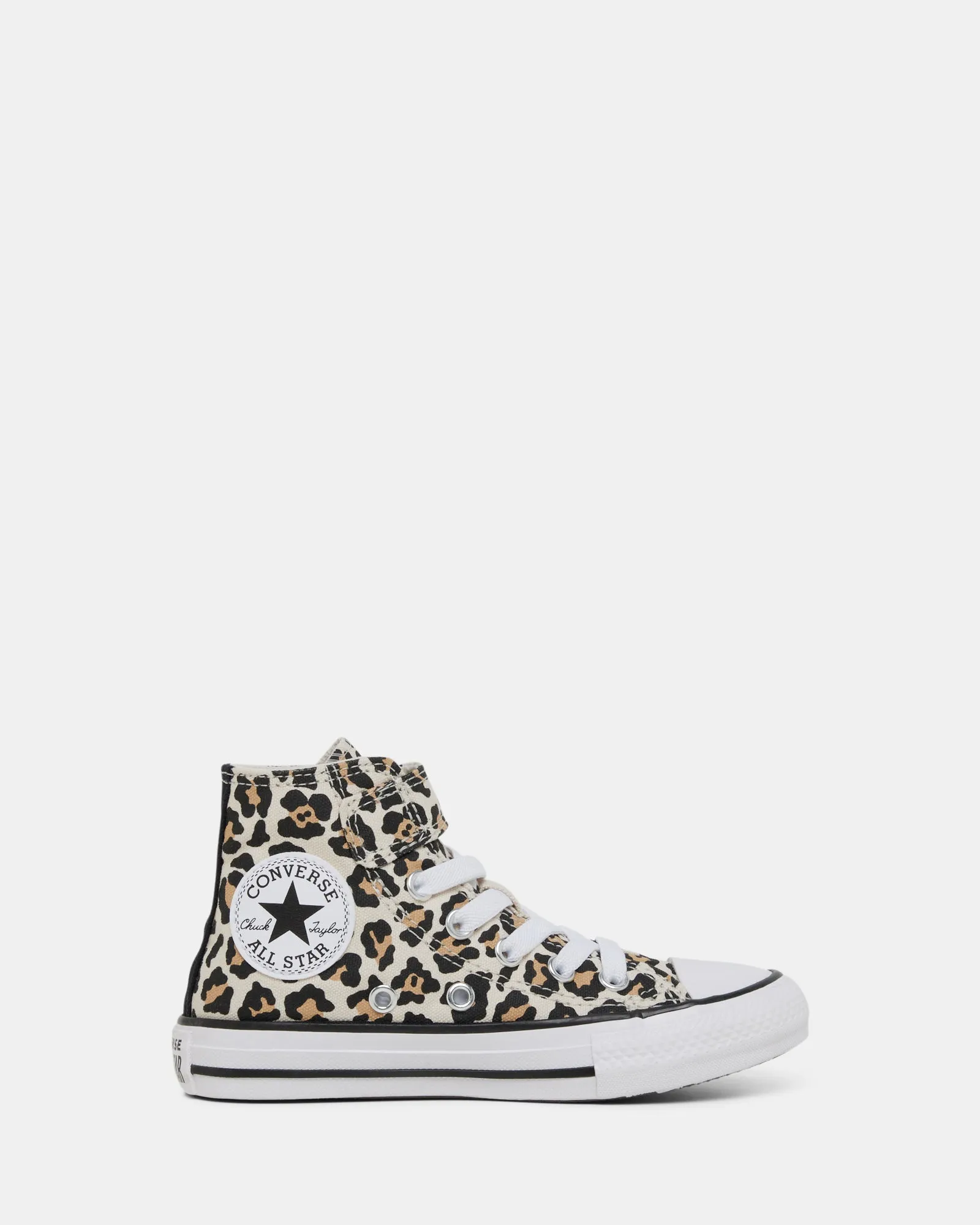 Chuck Taylor All Star 1V High Leopard Youth Driftwood/Black/White