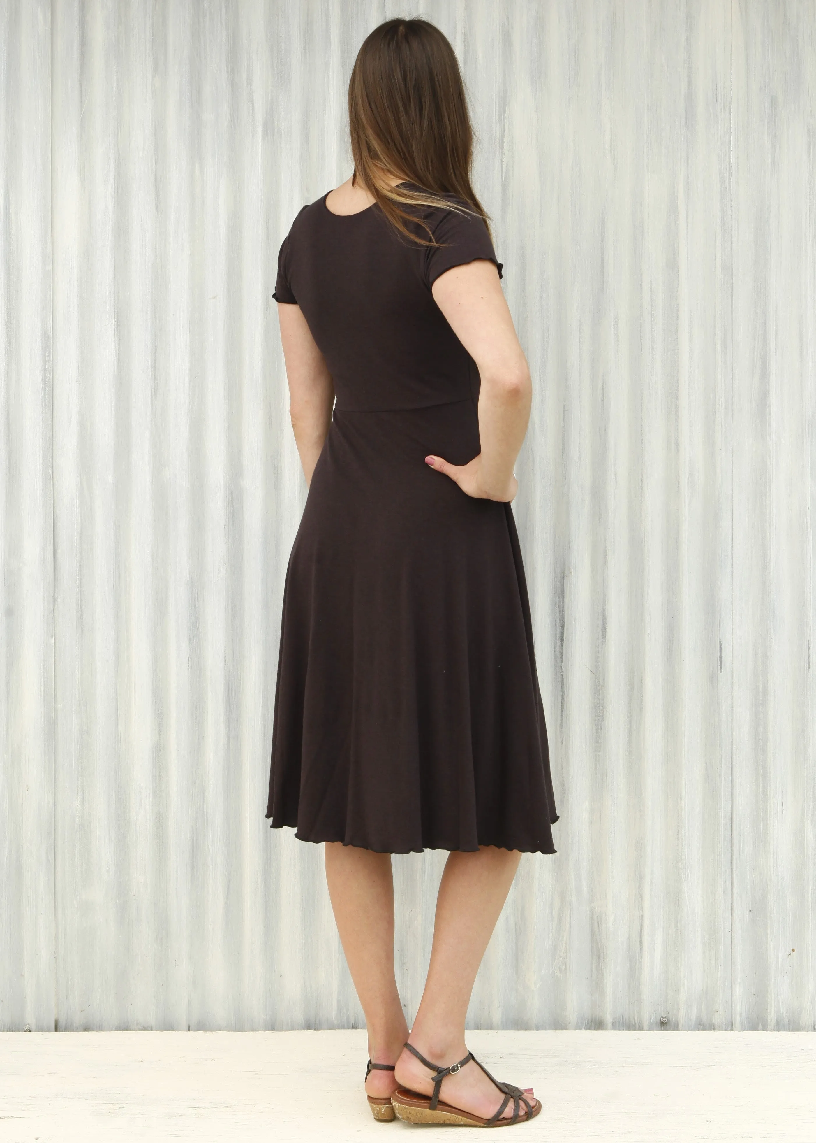 Coffee Charlotte Dress