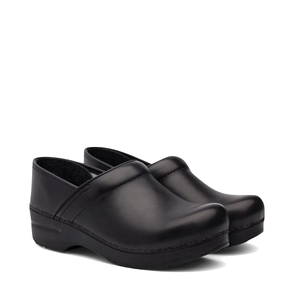 Dansko Women's Professional Clog in Black Cabrio