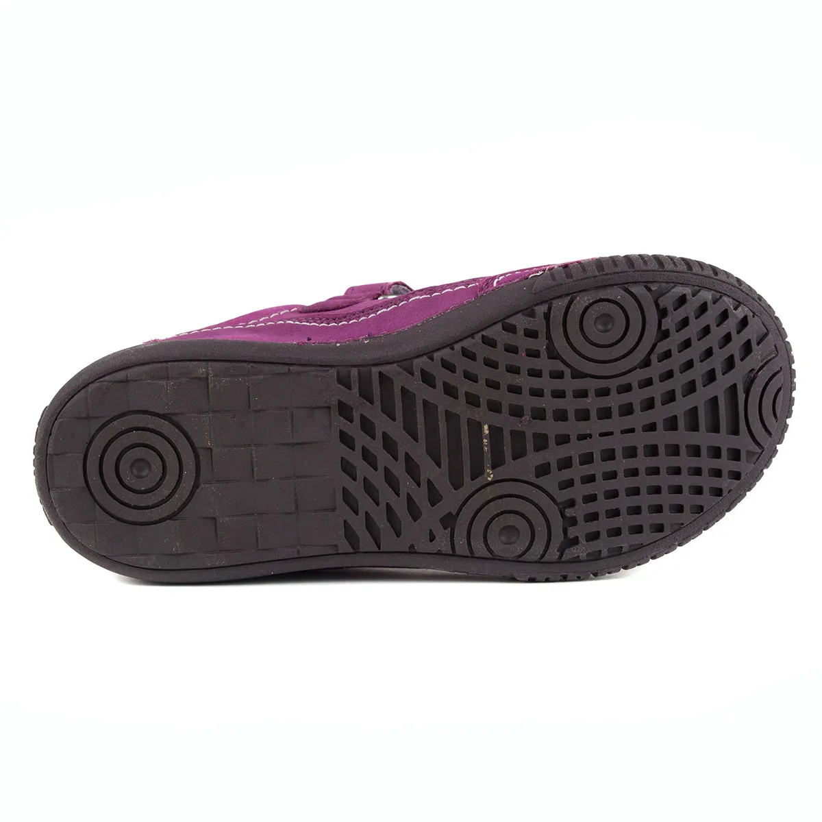 D.D. Step big kid girl double strap shoes purple size US 13-4