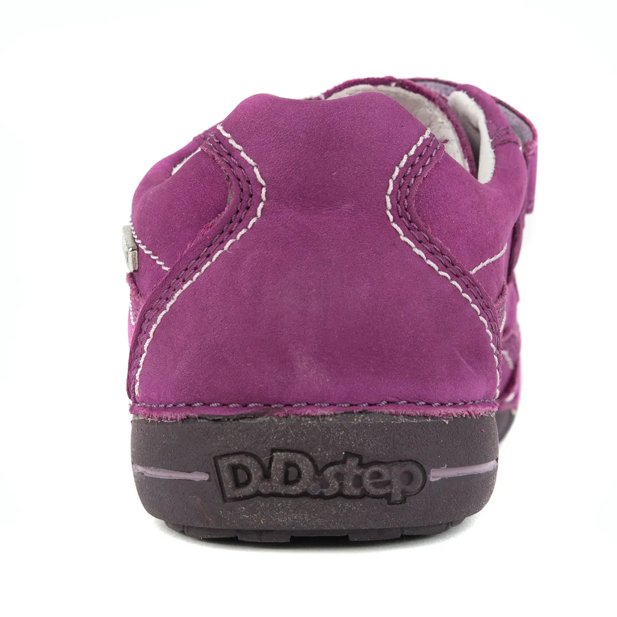 D.D. Step big kid girl double strap shoes purple size US 13-4