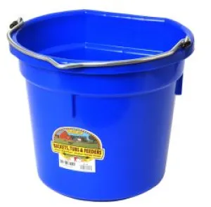 Duraflex 20-Qt Flat Back Horse and Livestock Bucket