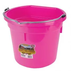 Duraflex 20-Qt Flat Back Horse and Livestock Bucket