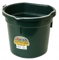 Duraflex 20-Qt Flat Back Horse and Livestock Bucket