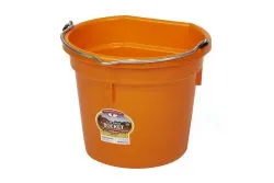 Duraflex 20-Qt Flat Back Horse and Livestock Bucket