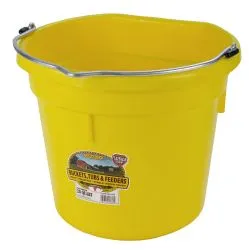 Duraflex 20-Qt Flat Back Horse and Livestock Bucket