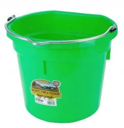 Duraflex 20-Qt Flat Back Horse and Livestock Bucket