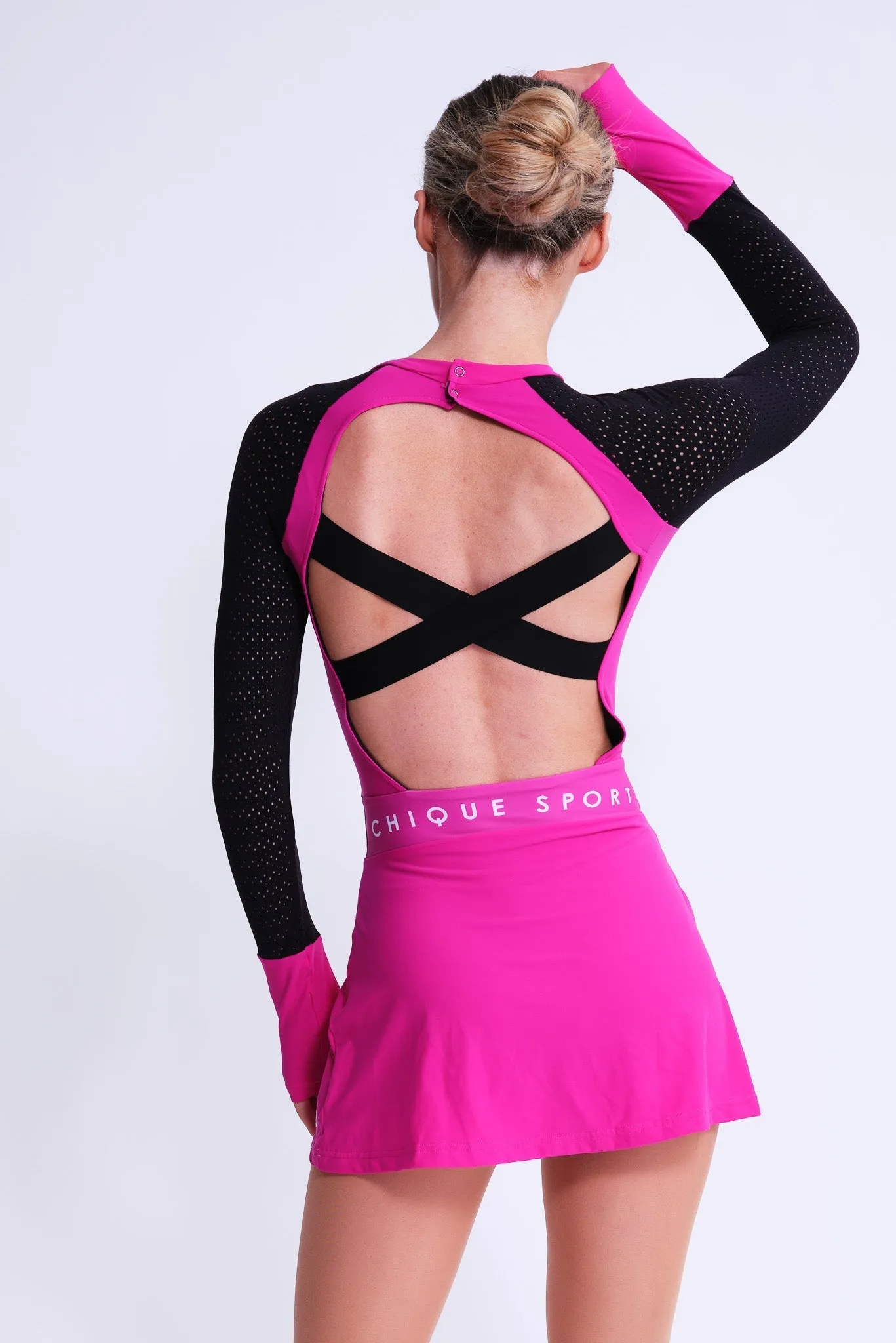 Empower Dress in Fuchsia