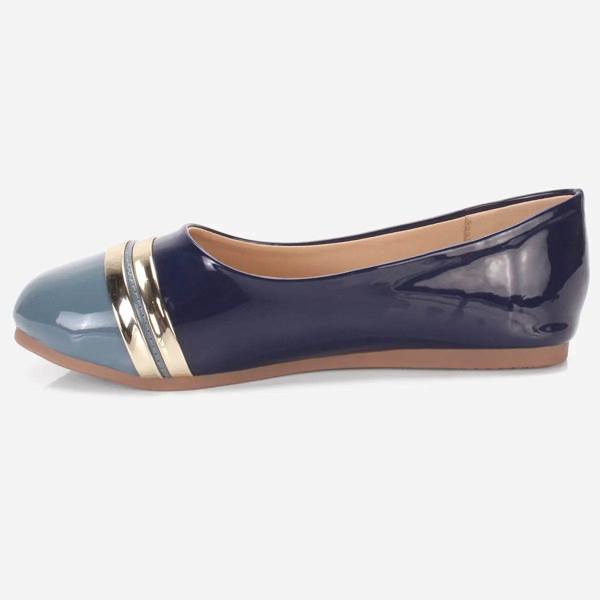 Girls "MIMI" Patent Flat Pumps