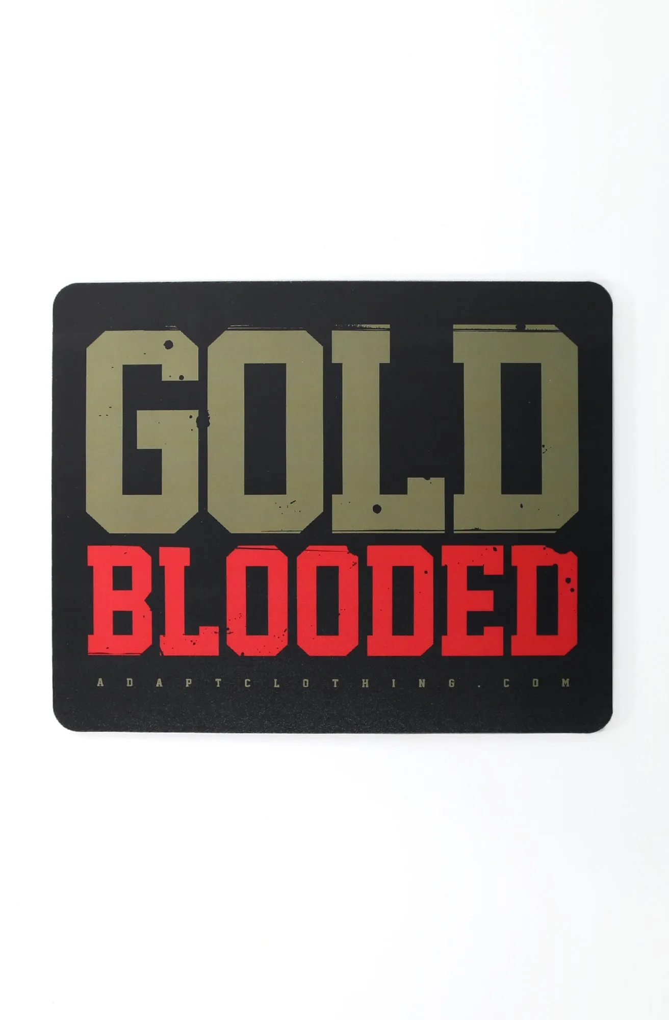 Gold Blooded (Black/Red Mousepad)