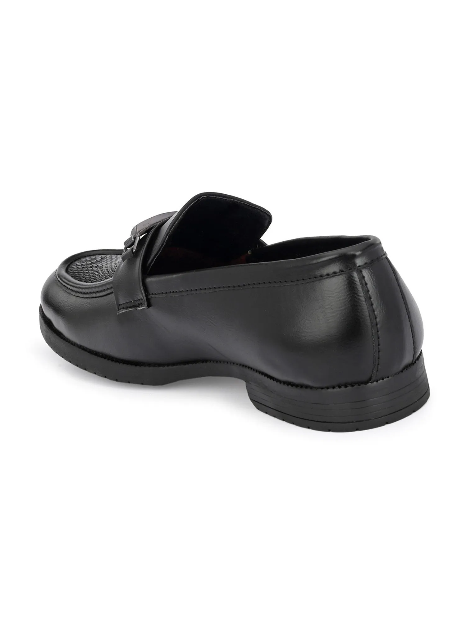 Guava Men's Black Slip On Party Formal Shoes (GV15JA787)