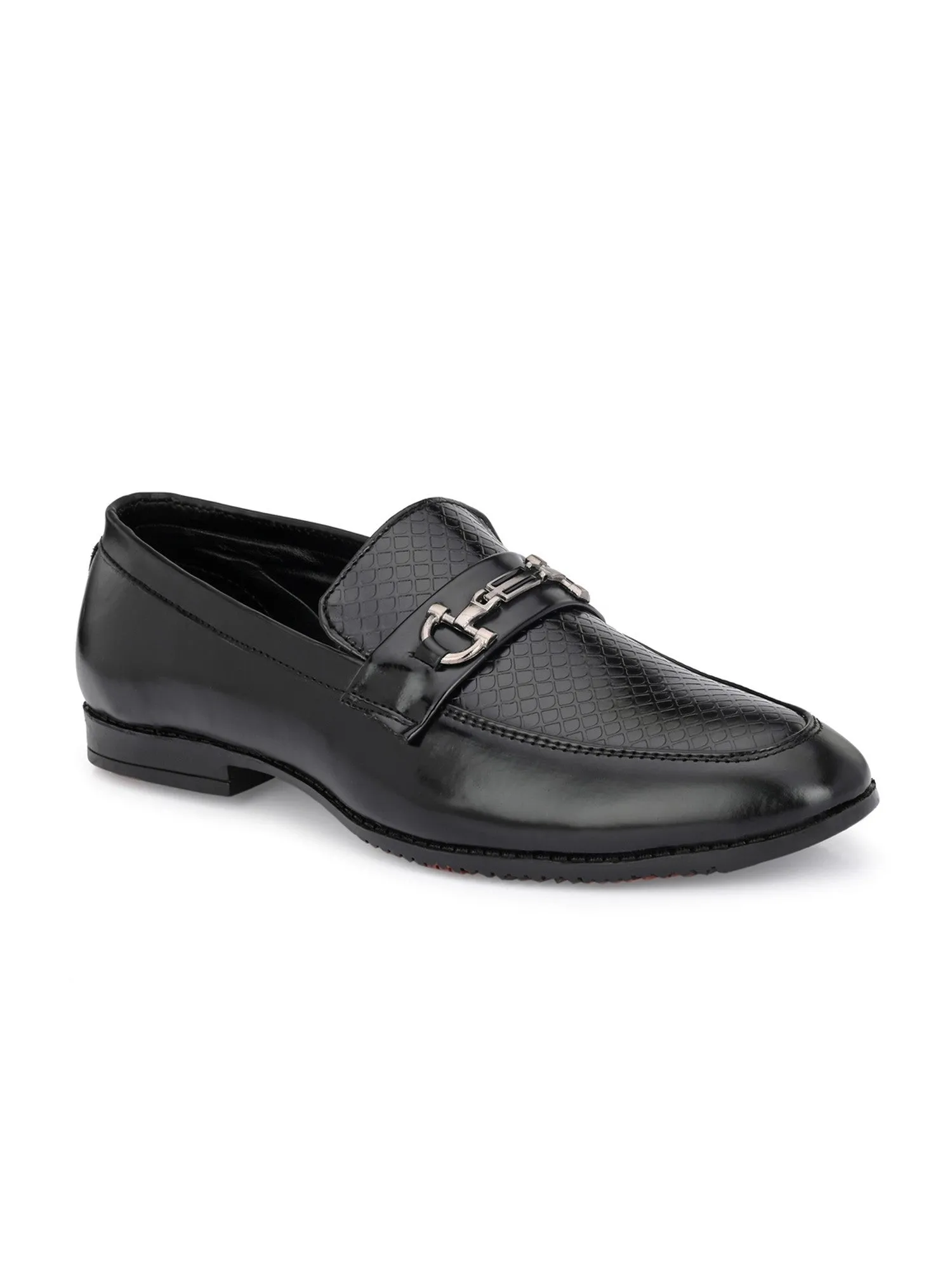 Guava Men's Black Slip On Party Formal Shoes (GV15JA790)