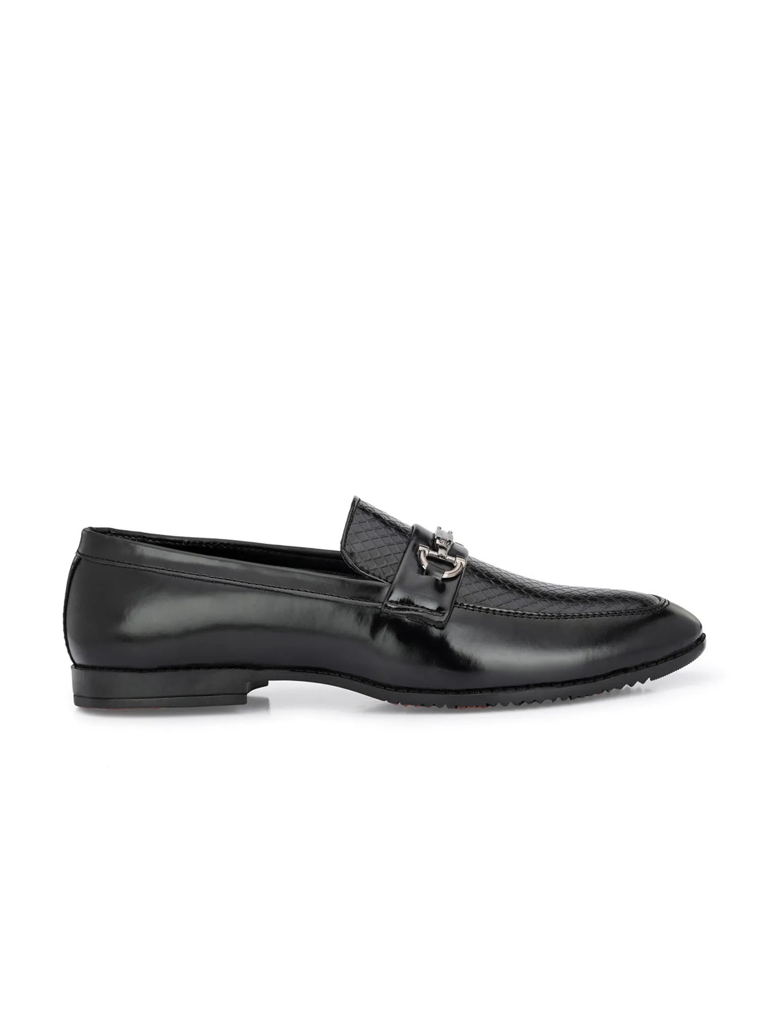 Guava Men's Black Slip On Party Formal Shoes (GV15JA790)