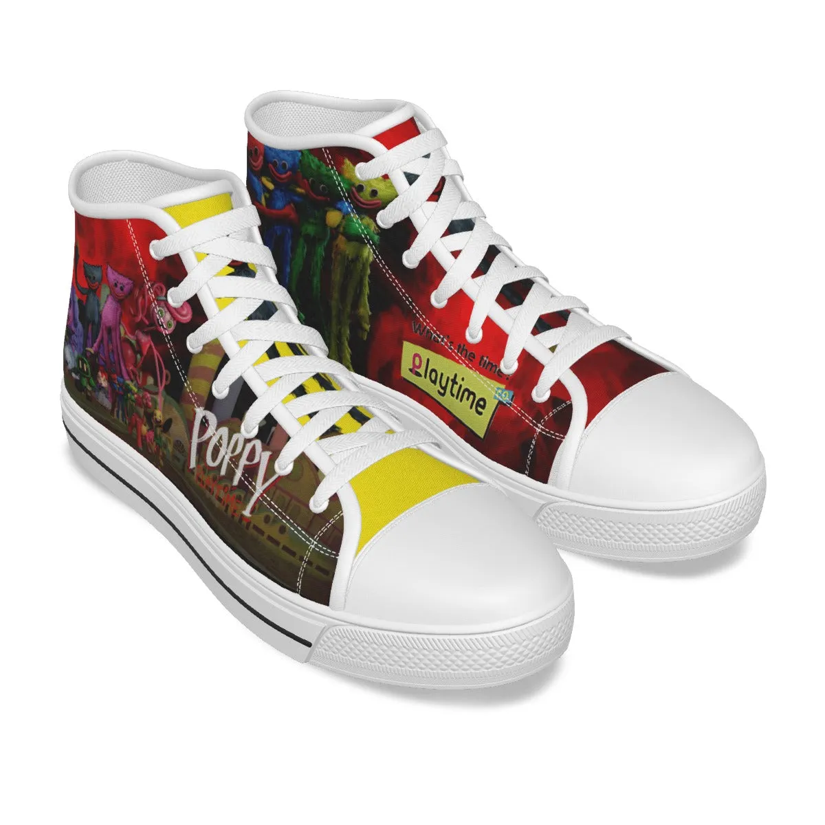 Huggy Wuggy Poppy Playtime Canvas Shoes