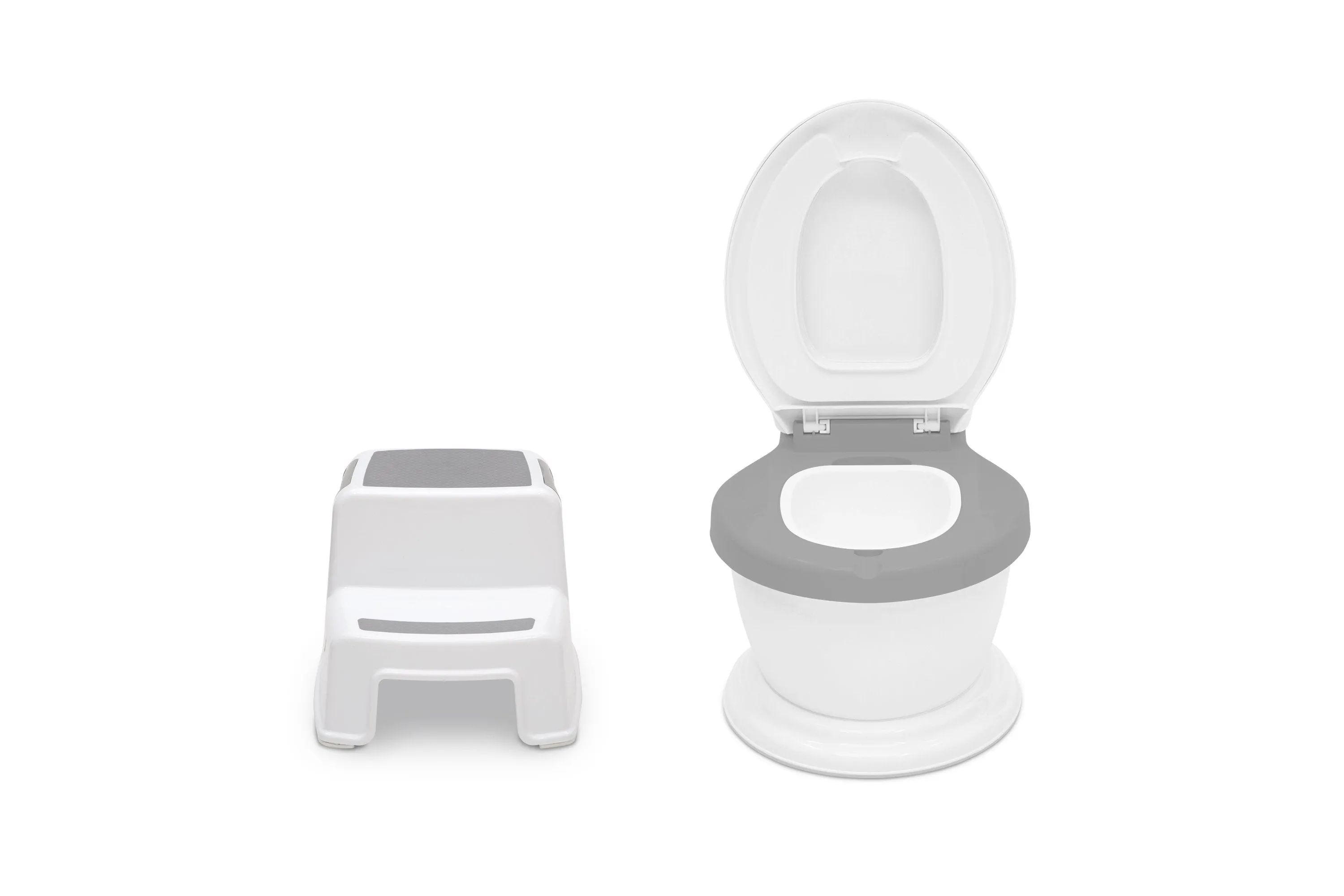 Kid Size Potty and Step Stool 2-Piece Set