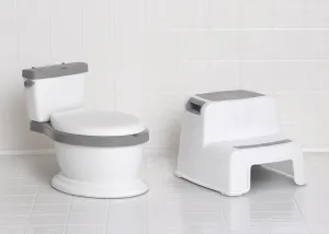 Kid Size Potty and Step Stool 2-Piece Set