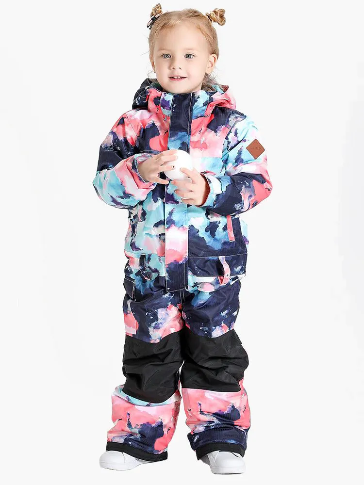 Kids One Piece Snowboard Suit