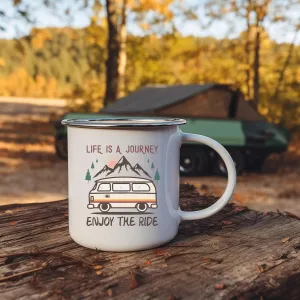 Lifes Journey Enjoy the Ride - Camping Mug for Adventurers