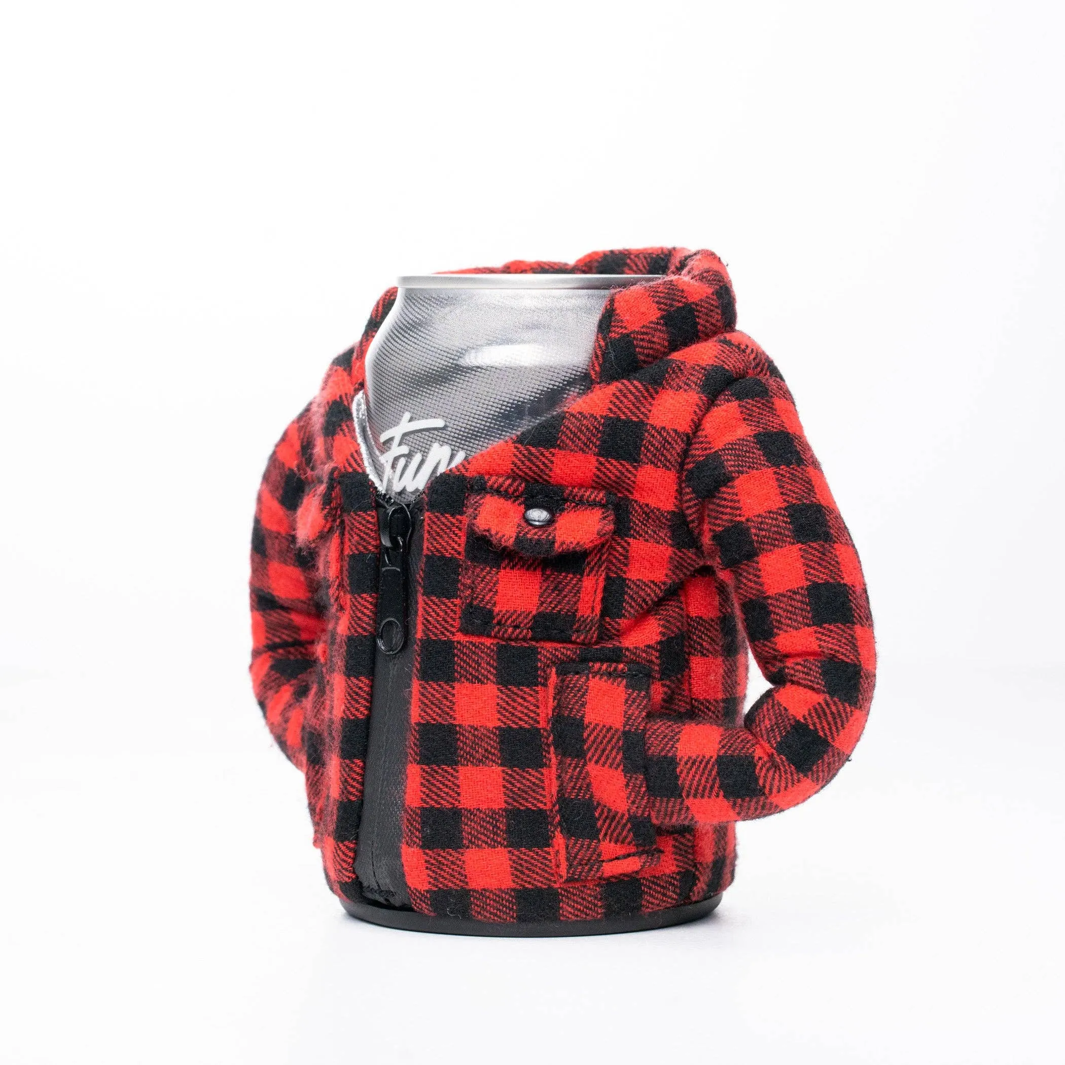 Lumberjack Drink Koozie - Red