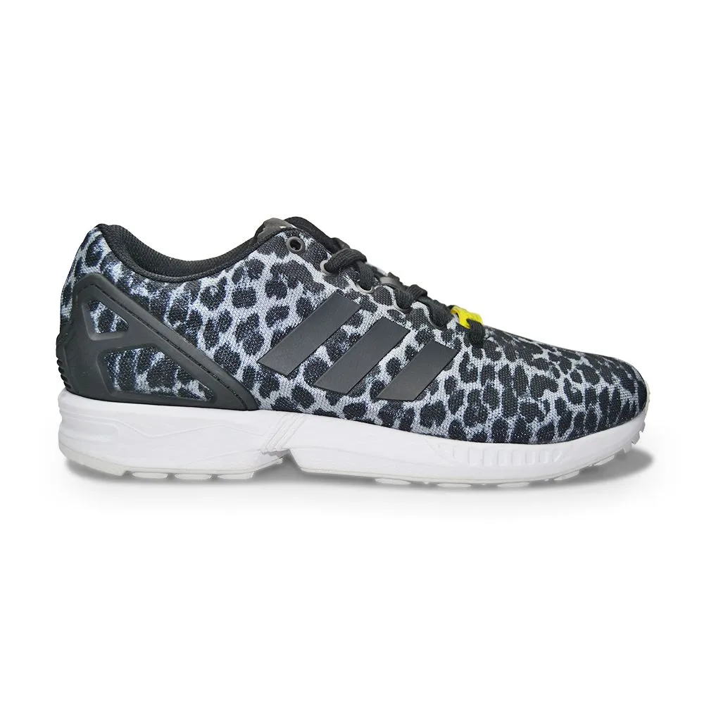 Mens Adidas ZX Flux - M21619 - Black Run White Leopard