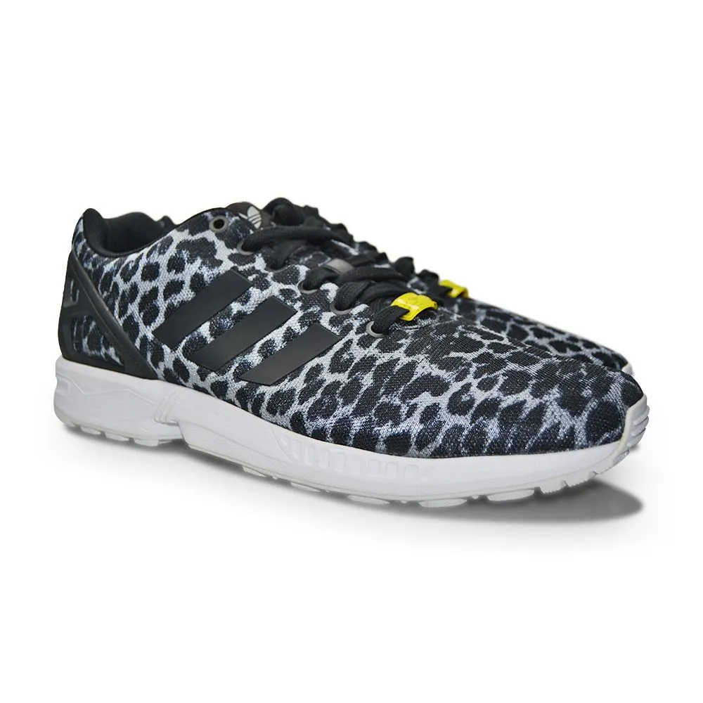 Mens Adidas ZX Flux - M21619 - Black Run White Leopard