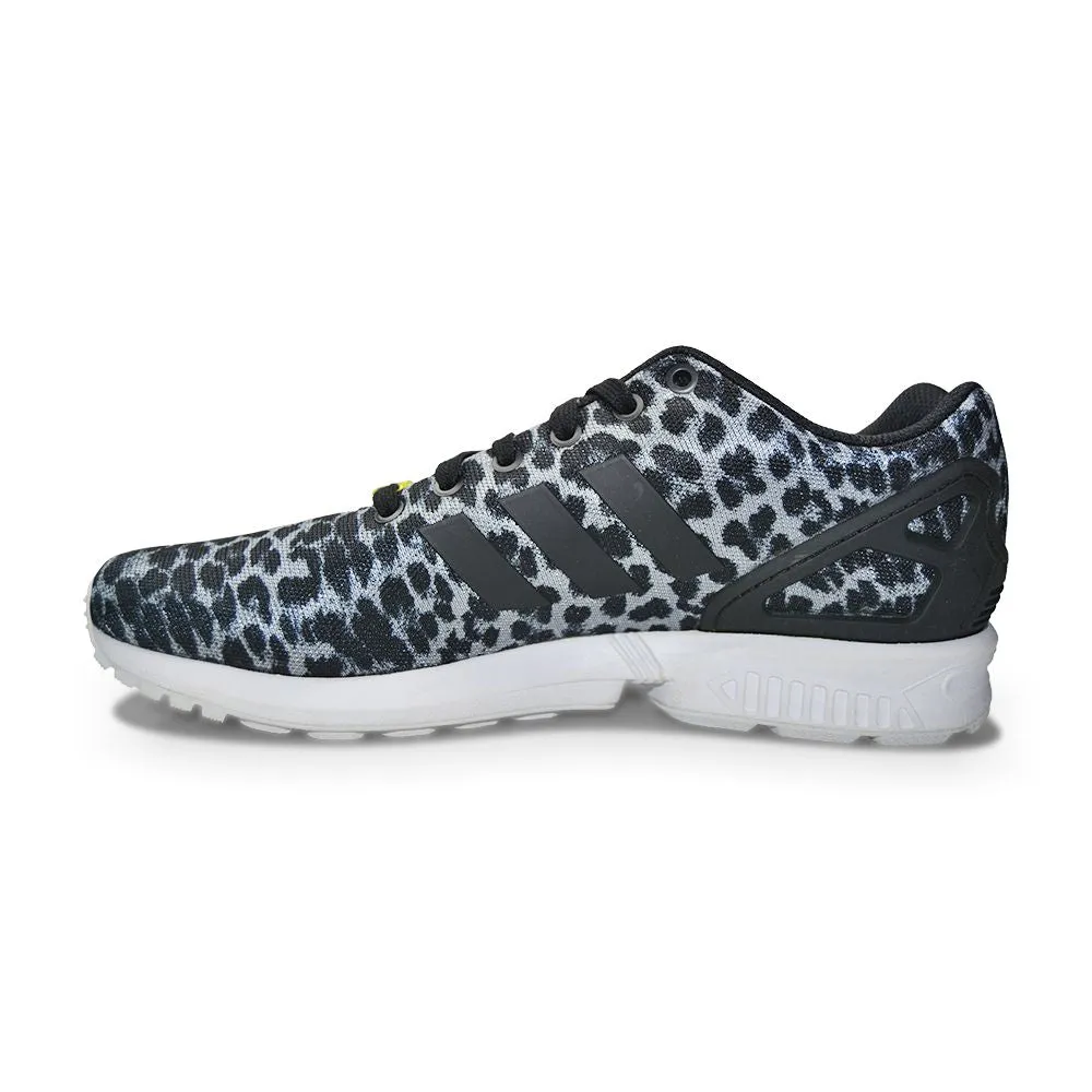 Mens Adidas ZX Flux - M21619 - Black Run White Leopard