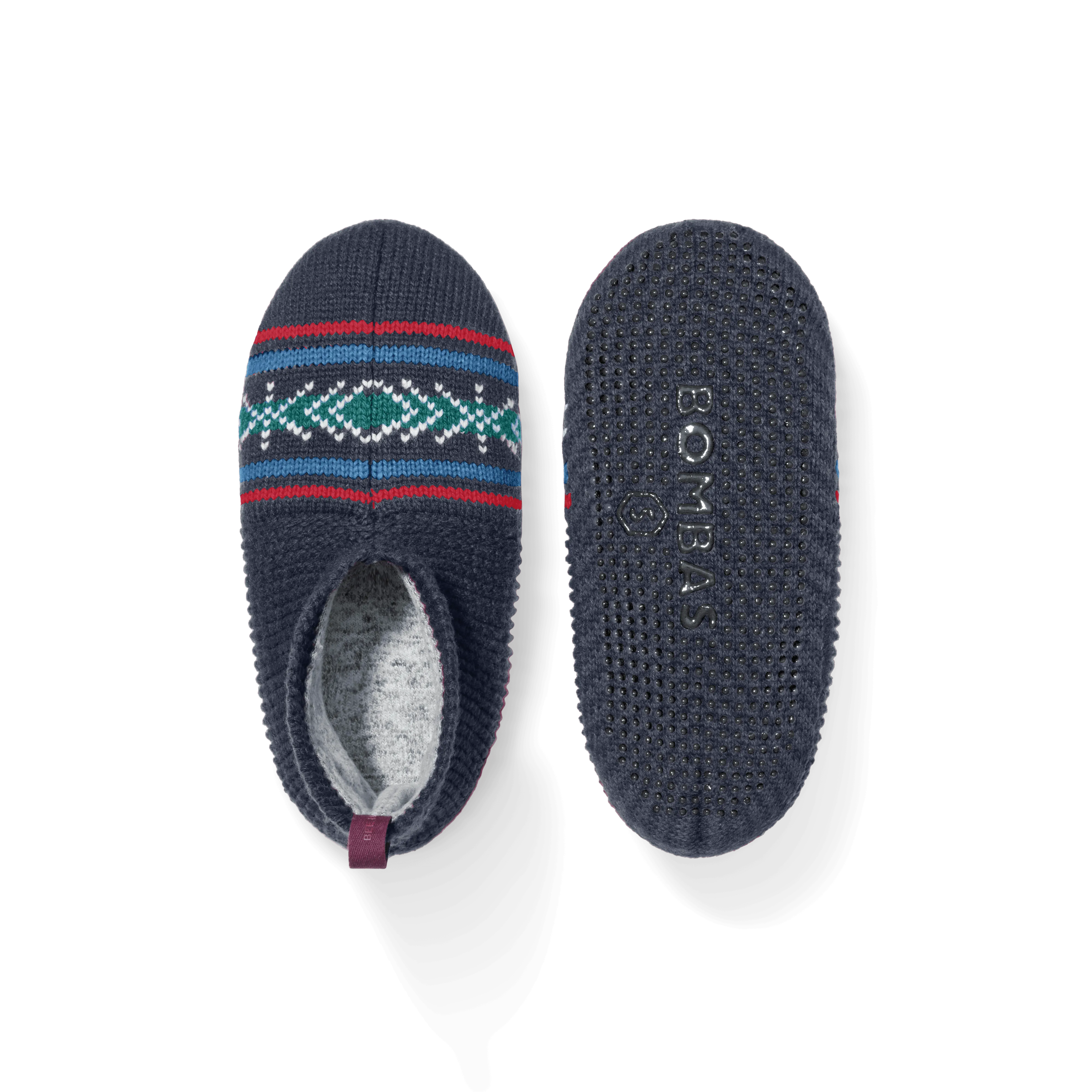 Men's Patterned Gripper Slipper