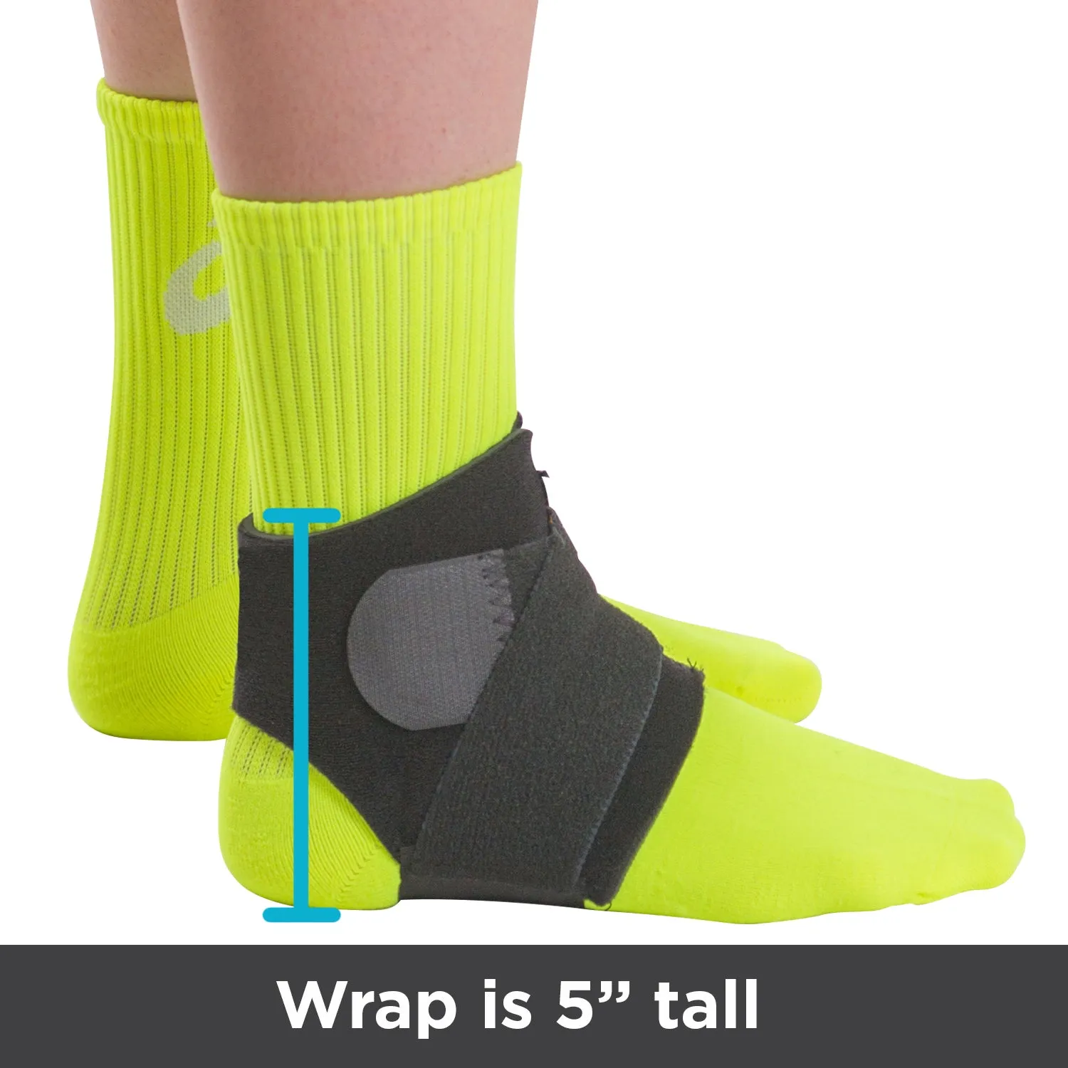 Neoprene Water-Resistant Ankle Brace Wrap for Swimming, Athletic Support and Sprains