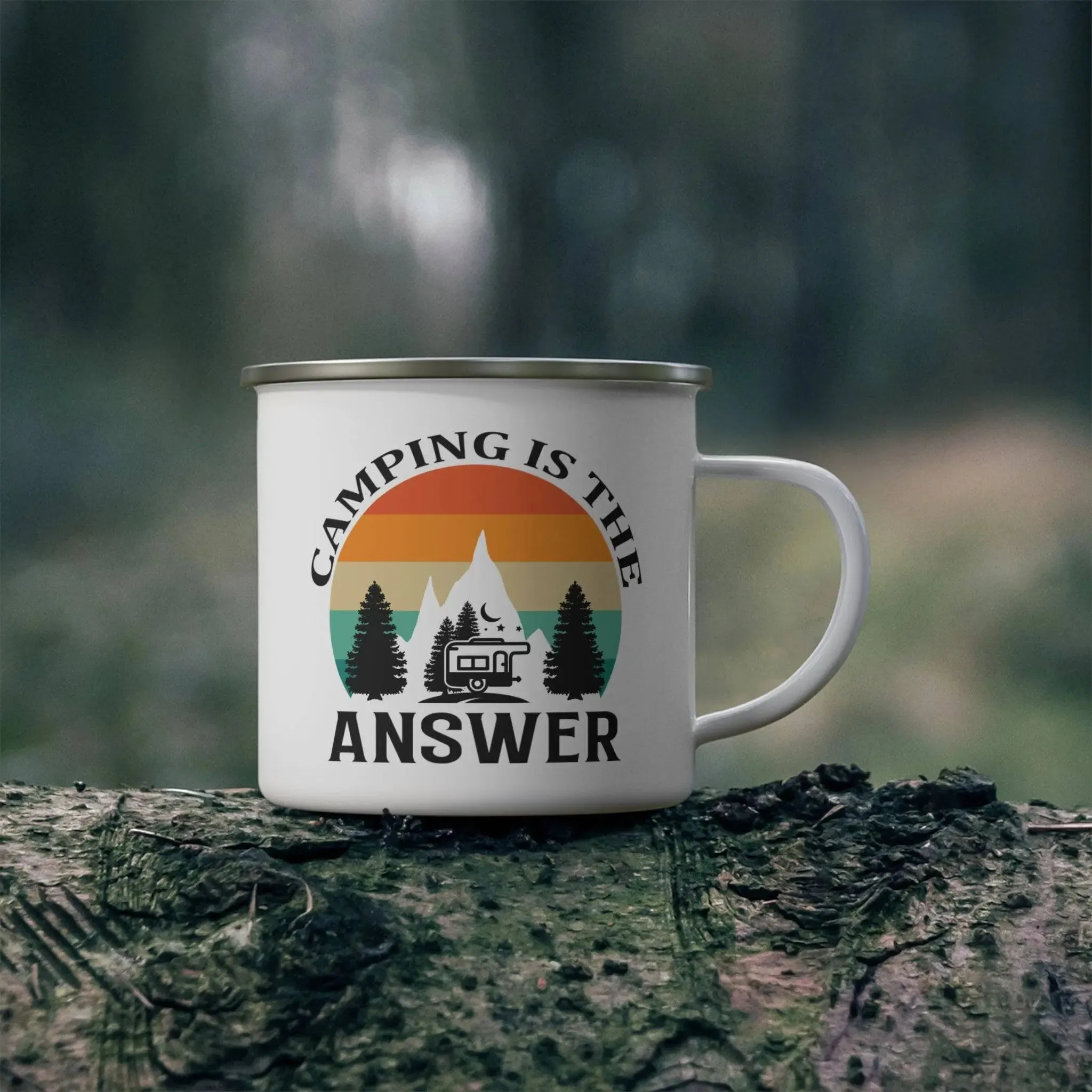 Outdoor Adventure Essential Durable Camping Mug with Handle - Perfect for Camping Hiking and Travel