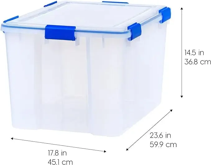 Plastic Clear Stackable  Storage Bin