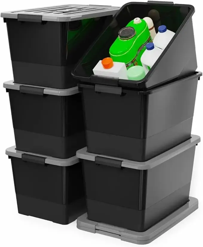 Plastic Clear Stackable  Storage Bin