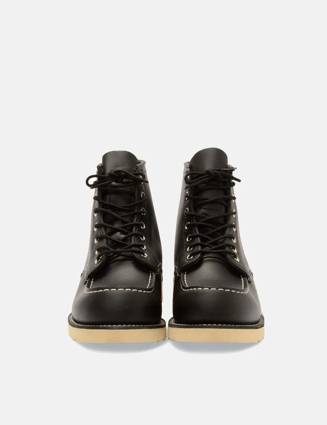 Red Wing 6" Moc Toe Boots (8130) - Black Chrome