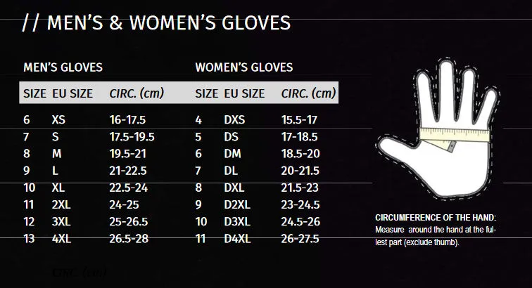 Richa Diana GTX GORE-TEX Leather Textile Ladies Motorcycle Gloves - Black S