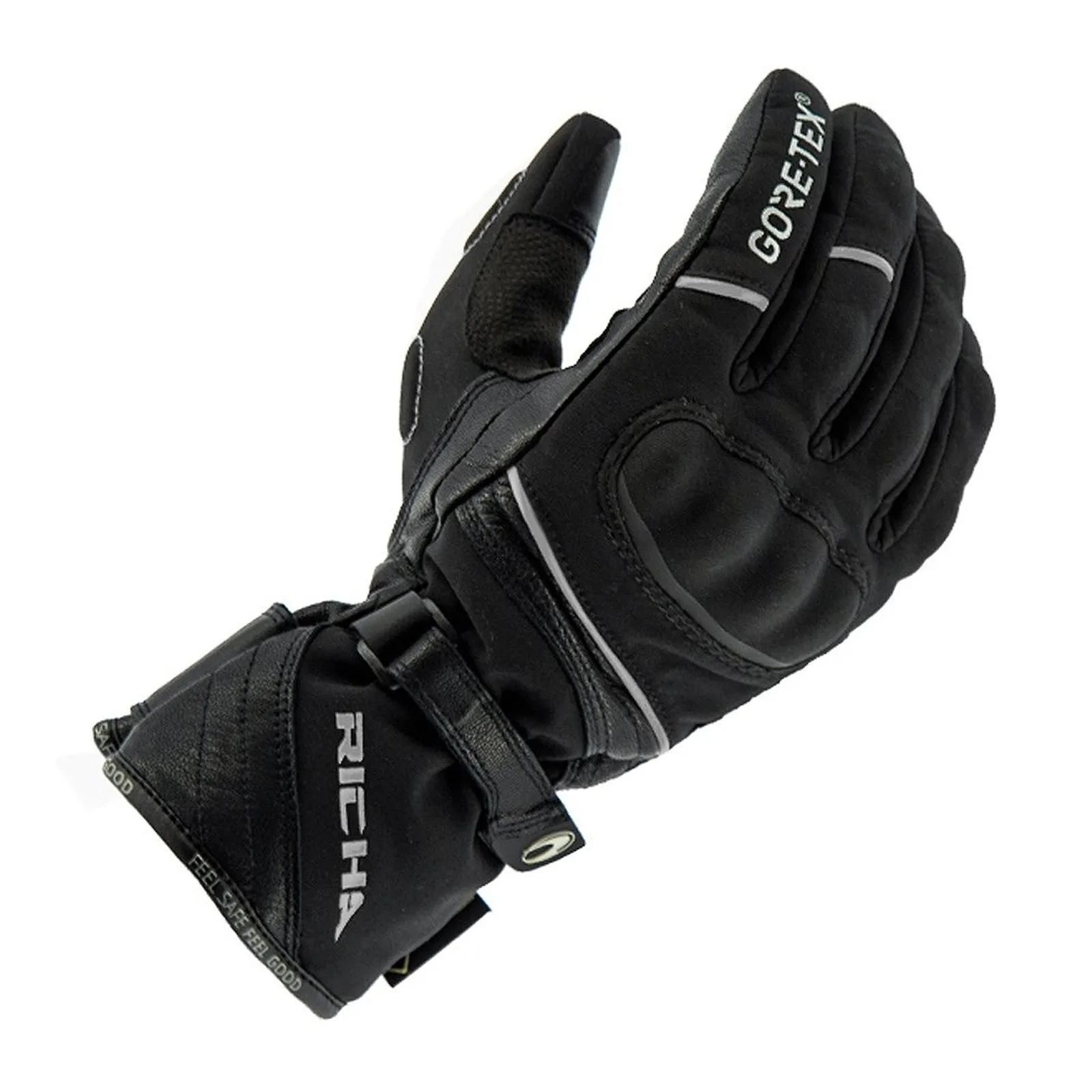 Richa Diana GTX GORE-TEX Leather Textile Ladies Motorcycle Gloves - Black S