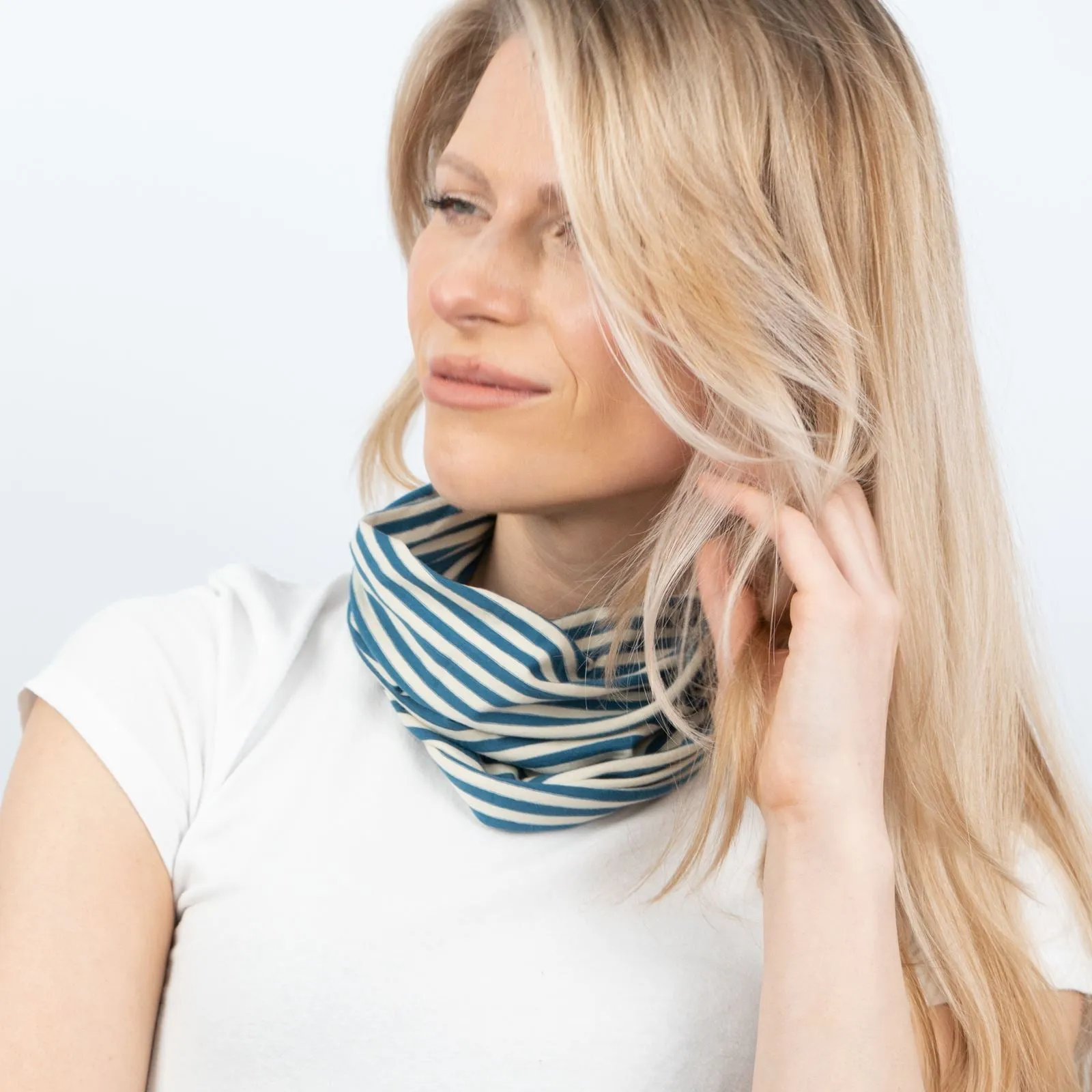 Seasalt Organic Cotton Jersey Stretch Snood Headband in 7 Colours