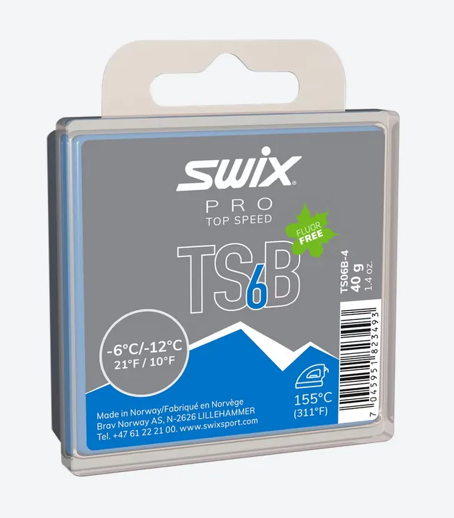 Swix TS6 Black -6°C/-12°C 40g - Winter 2024/2025