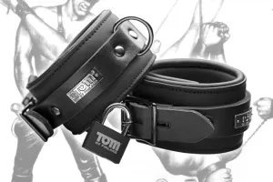 Tom of Finland Neoprene Ankle Cuffs WLocks